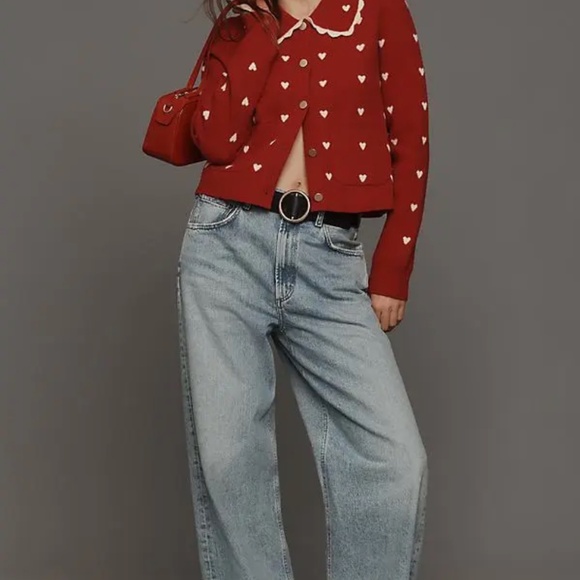 NVLT Collared Heart Coatigan (NWT) - Picture 4 of 8